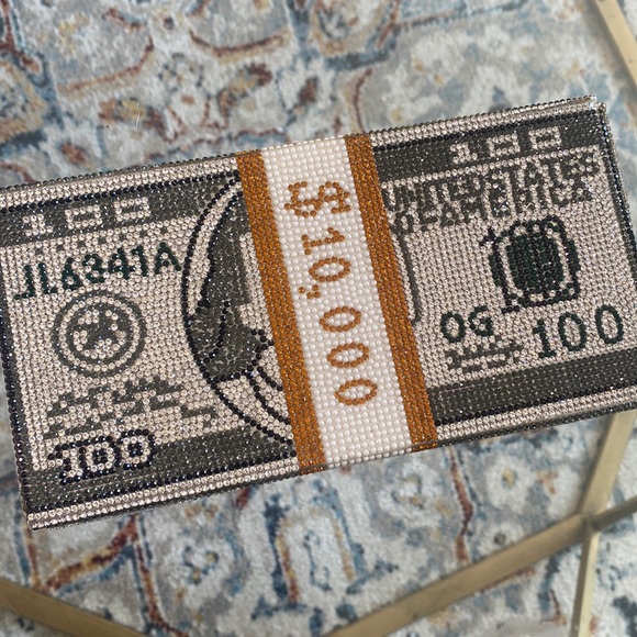 Handbags - Green money handbag